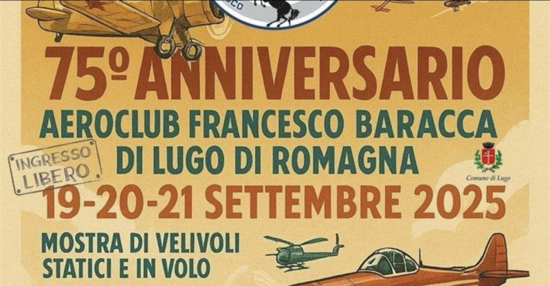 75°anniversario dell'Aero Club Francesco Baracca